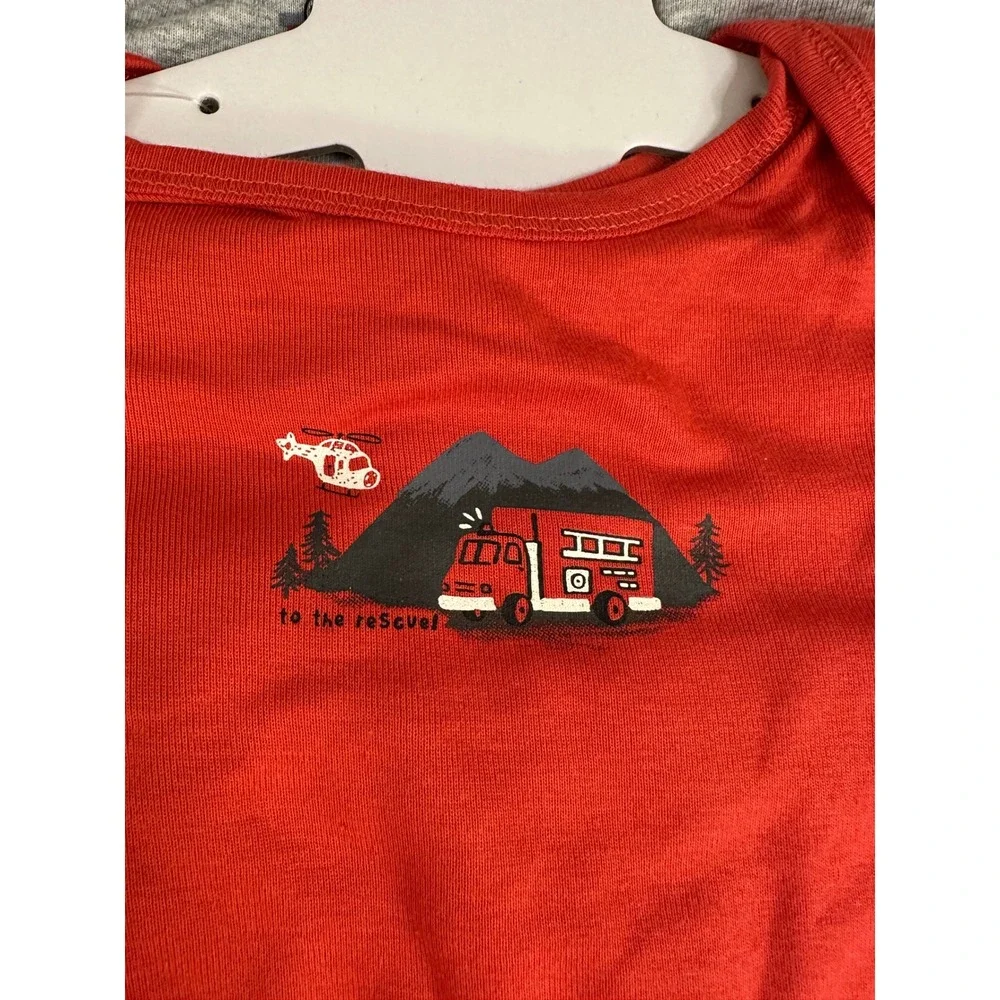 Carters Baby Boys 3pc Fire Truck Outfit Set Red Gray 18M 1T137910